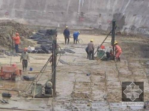 鹰手营子矿我公司承建北京房山区水池地基注浆加固工程